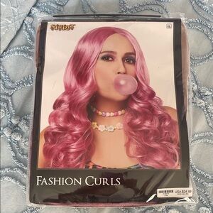 Spirit Fashion Curls Wig in Vibrant Pink